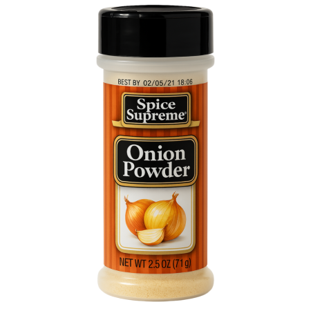 Spice supreme onion powder 12/2-1/2 oz