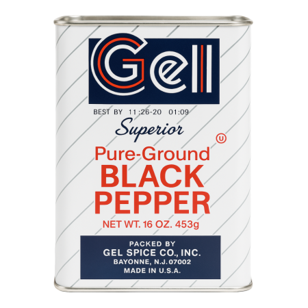 Gel pure ground black pepper 12/16 oz