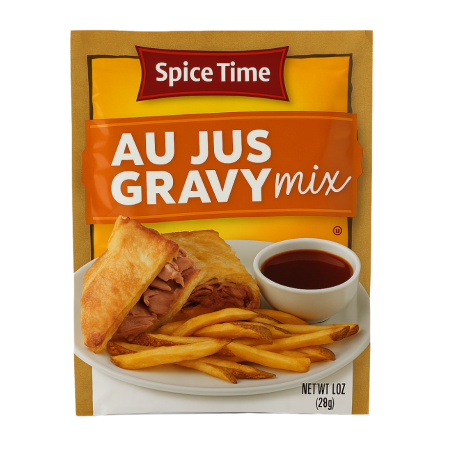 Spice time aujus gravy mix 24/1oz