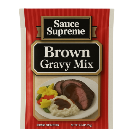 Sauce supreme brown gravy sauge 24/7/8 oz