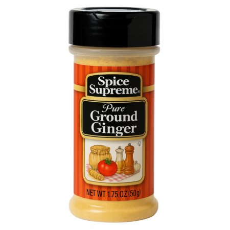 Spice supreme pure ground ginger 12/2-3/4 oz