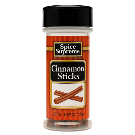 Spice supreme cinnamon sticks 12/1-1/2 oz