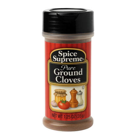 Spice supreme cloves ground 12/1-1/4 Oz