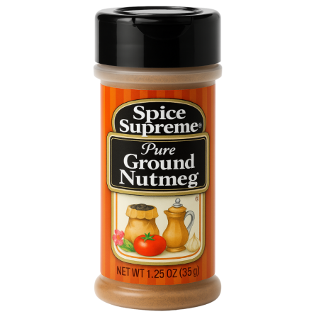Spice supreme nutmeg ground 12/1-1/4 Oz