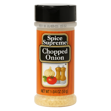 Spice supreme chopped onion 12/1-3/4 Oz
