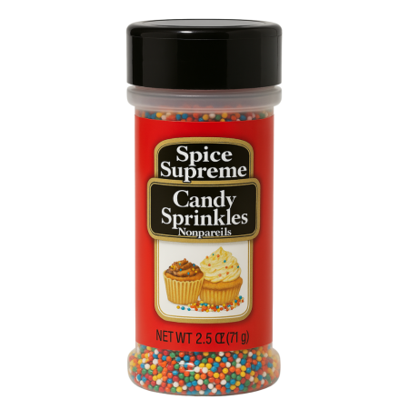 Spice supreme candy sprinkel 12/2-1/2 Oz
