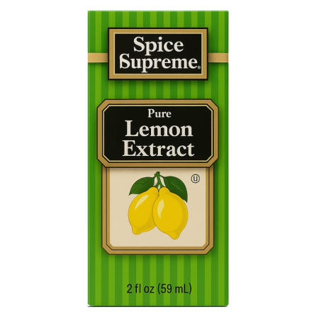 Spice supreme pure lemon extract 24/2 Oz