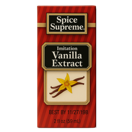 Spice supreme imitation vanilla extract 24/2 Oz